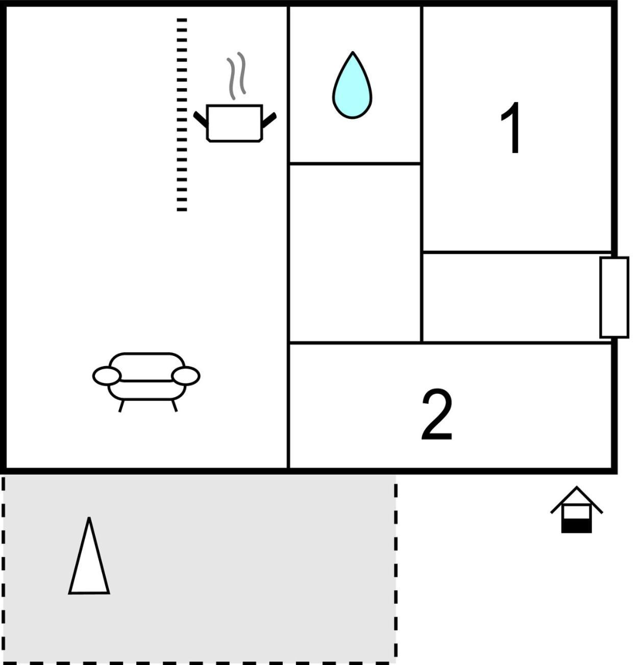 Nice Home In Jezera With Wifi Buitenkant foto